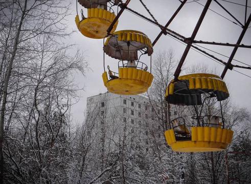 ゴーストタウン。チェルノブイリ原子力発電所事故から30年